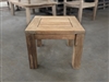 Teak Side Table -  Rustic Bromo (heavy-duty)
