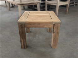 Teak Side Table -  Rustic Bromo (heavy-duty)
