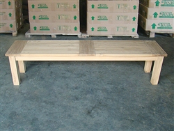 180cm/72" BG Teak Backless Bench