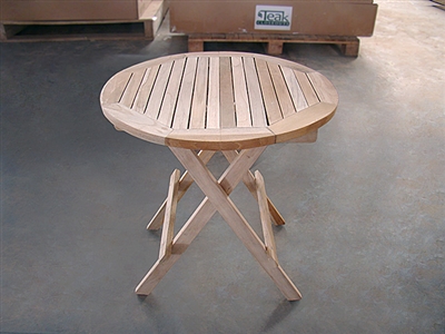 teak side table round