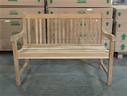 120cm/48" Flores Teak Bench