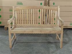 teak sumbawa garden bench 120