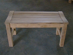 90cm/36" Rinjani Teak Backless Bench