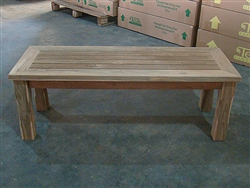 120cm/48" Juwana Teak Backless Bench
